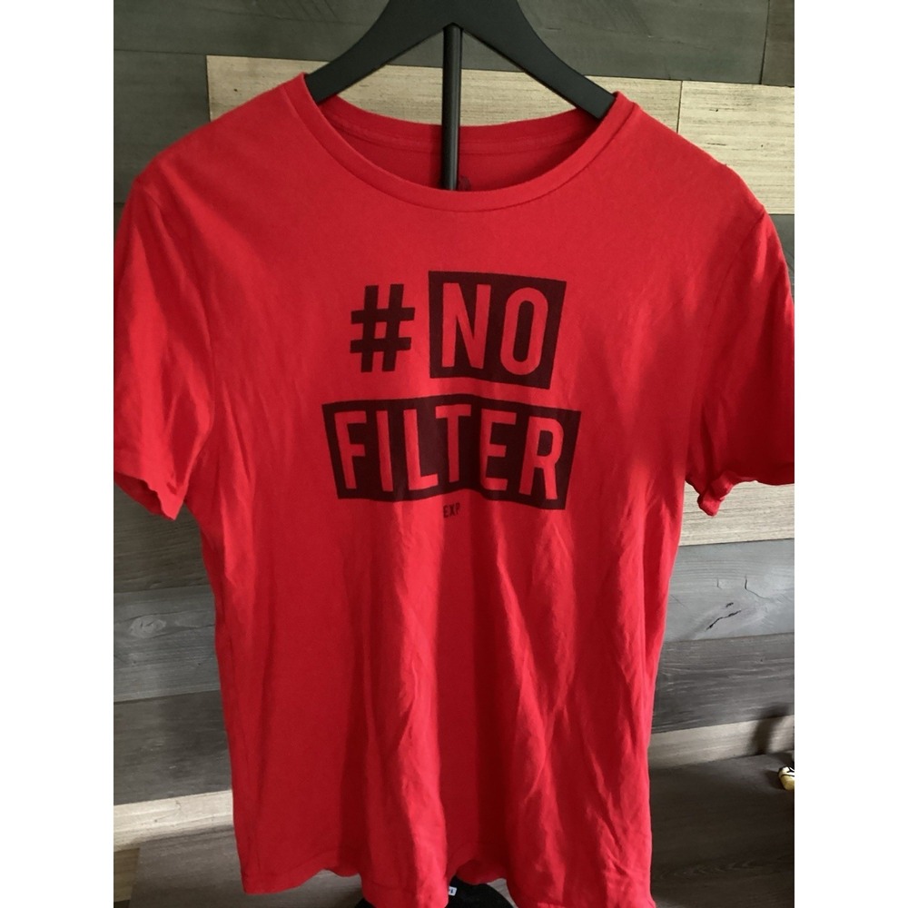 Express No Filter T- Shirt Red Size Med 100% Cotton